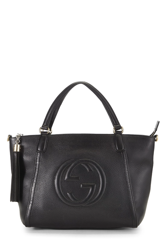 Pre-Owned Black Leather Soho Top Handle Bag QFB1F51LKB00U