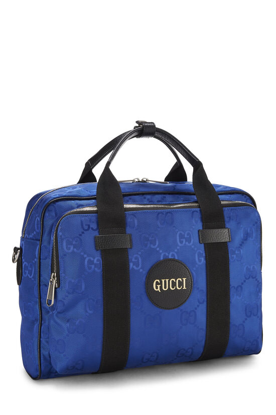 Gucci Blue GG Nylon Off the Grid Briefcase QFB4BA21BB000