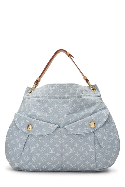 Blue Monogram Denim Daily GM