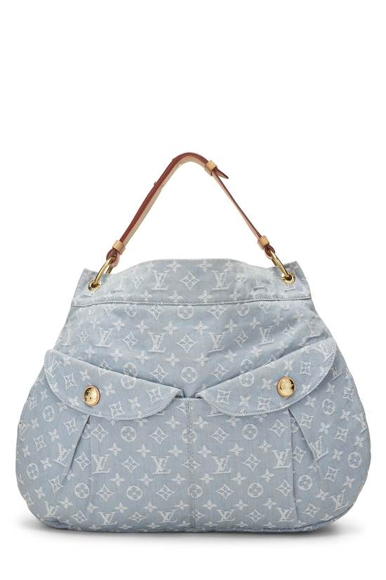 Blue Monogram Denim Daily GM, , large image number 0