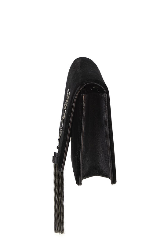 Black Velvet Kate Tassel Wallet On Chain (WOC), , large image number 2