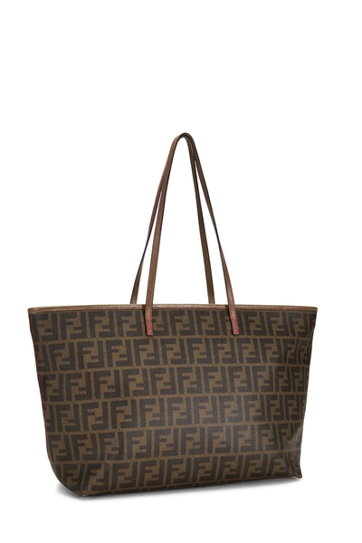 Fendi Pink Zucca Coated Canvas Roll Tote — photo 2