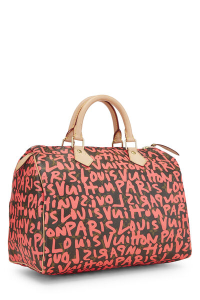 Stephen Sprouse x Louis Vuitton Pink Monogram Graffiti Speedy 30, , large