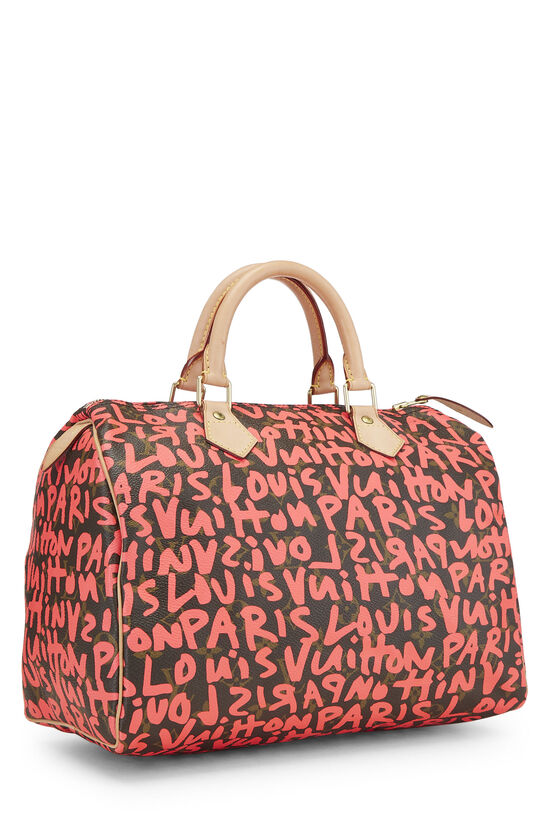 Stephen Sprouse x Louis Vuitton Pink Monogram Graffiti Speedy 30, , large image number 2