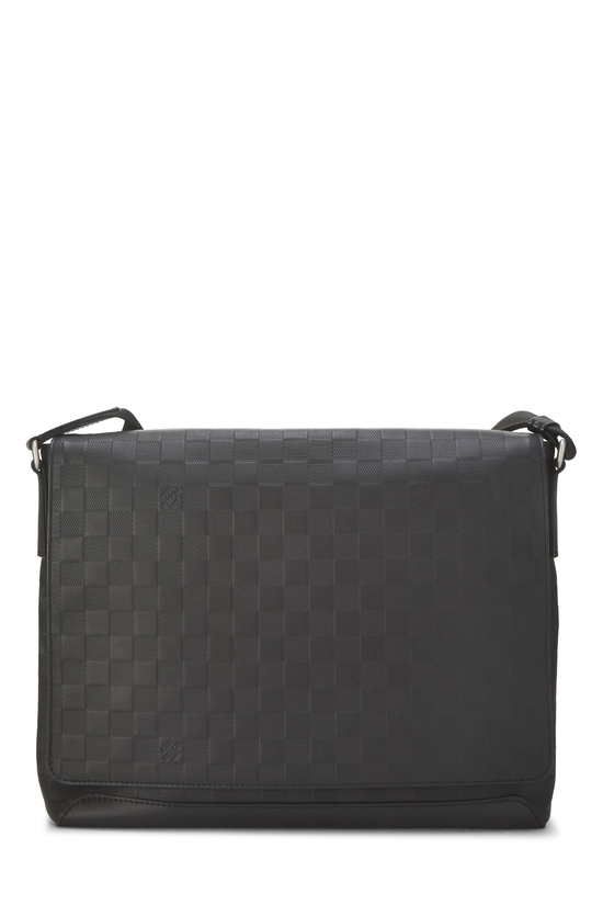 Black Damier Infini District Messenger MM, , large image number 0