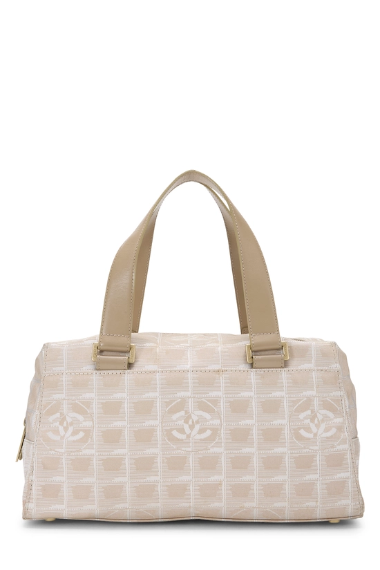 Beige Nylon Travel Line Handbag, , large image number 0