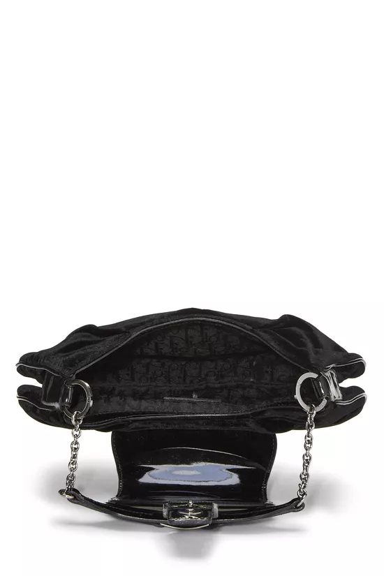 Black Velvet Handbag Mini, , large image number 5