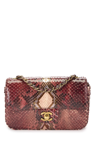 Multicolor Python Rectangular Flap Mini