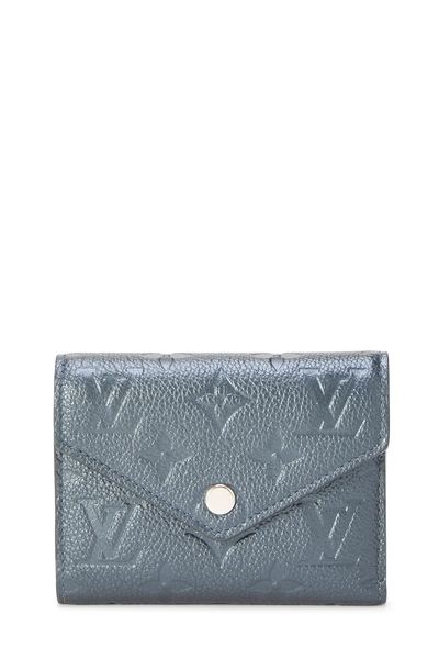 Navy Monogram Empreinte Zoe Wallet