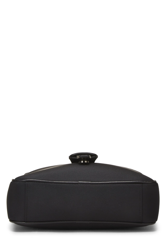 Black Nylon Buckle Messenger Bag, , large image number 4