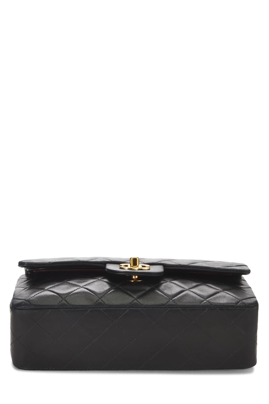 Black Quilted Lambskin Classic Double Flap Small, , large image number 4
