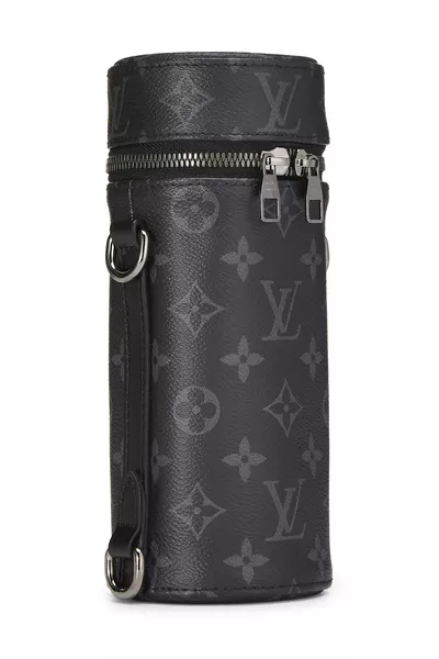 Black Monogram Eclipse Porte-Bouteille, , large
