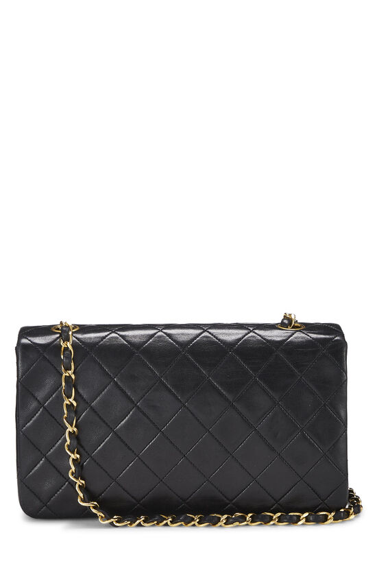 Black Quilted Lambskin Full Flap Small, , large image number 3
