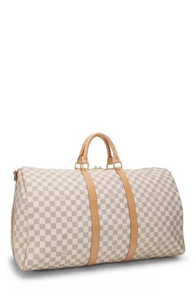 Louis Vuitton Damier Azur Keepall Bandouliere Bag 55 — photo 2