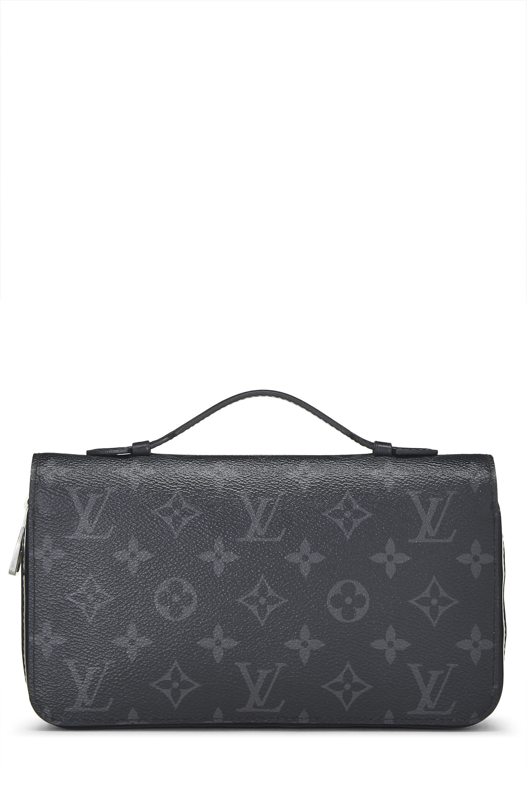 Louis Vuitton Black Monogram Eclipse Zippy XL QJADYAXXKB006 | WGACA