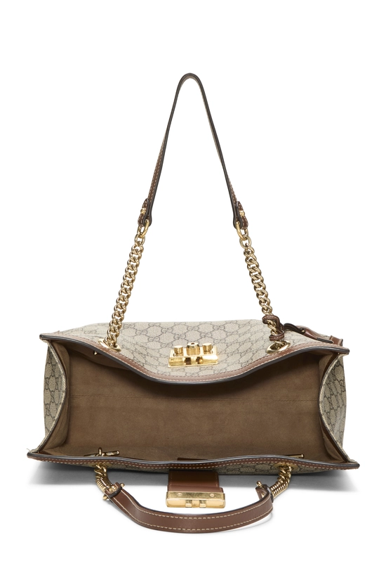 Original GG Supreme Canvas Padlock Tote Medium, , large image number 5