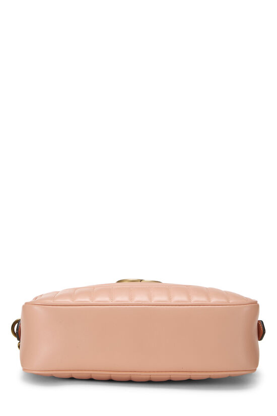 Pink Leather GG Marmont Crossbody Bag, , large image number 4