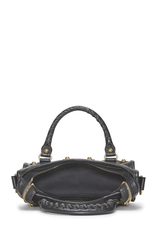 Black Perforated Calfskin Classic City Mini, , large image number 5