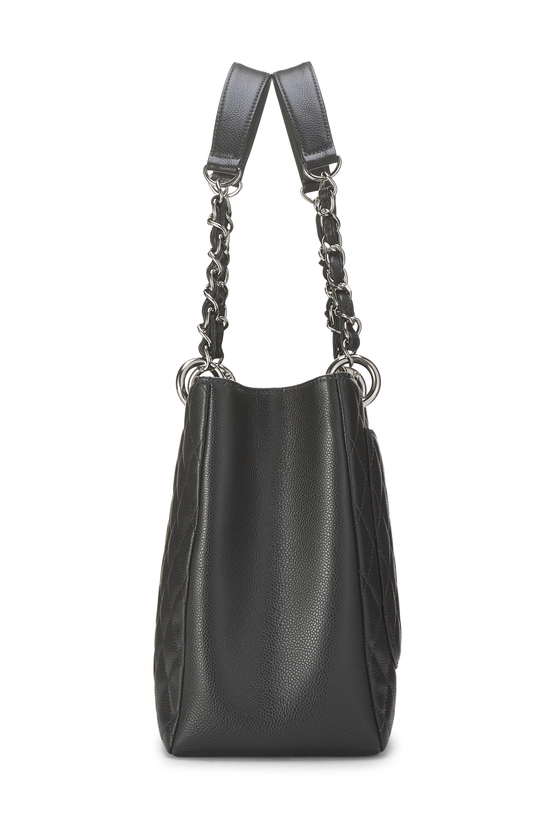 Grey Quilted Caviar Grand Shopping Tote (GST), , large image number 2