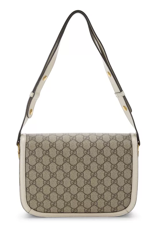 Original GG Supreme Canvas 1955 Horsebit Shoulder Bag, , large image number 3