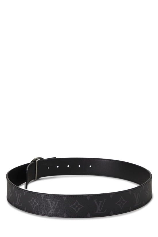 Black Monogram Eclipse Initiales Ceinture 85, , large image number 2