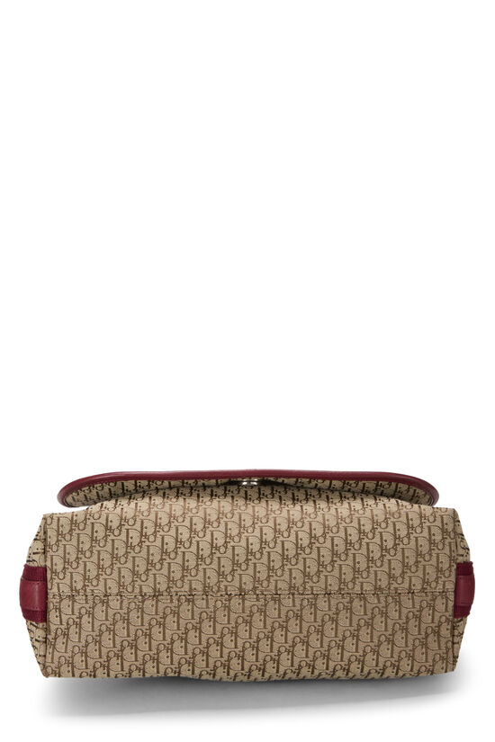 Burgundy Trotter Canvas Street Chic Messenger Bag, , large image number 4