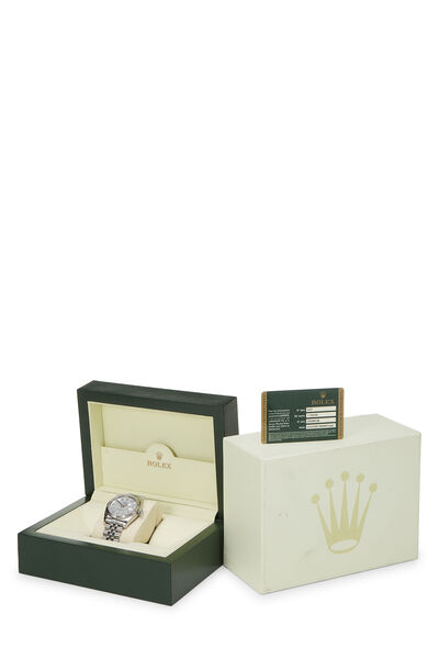 18K White Gold & Stainless Steel Diamond Datejust 116234 36mm, , large