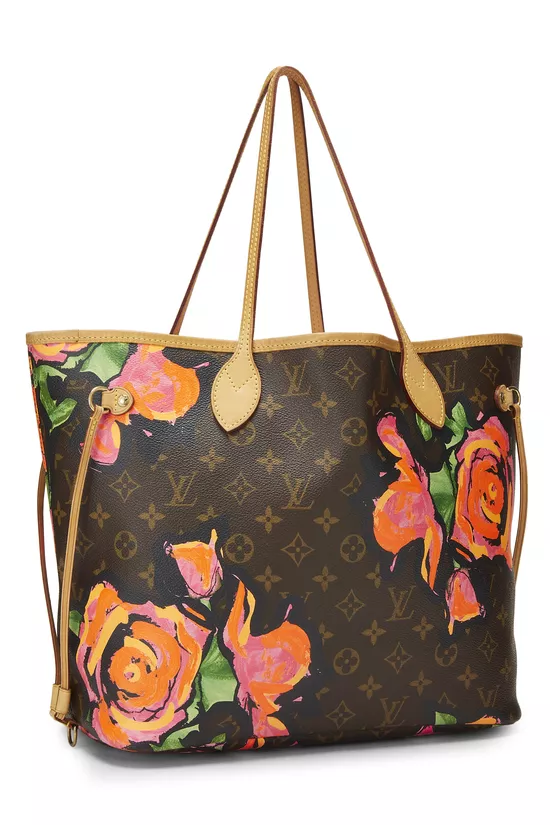 Stephen Sprouse x Louis Vuitton Monogram Canvas Roses Neverfull MM, , large image number 1