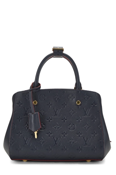 Louis Vuitton Bleu Infini Monogram Empreinte Montaigne BB