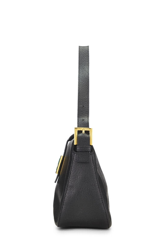 Black Leather Shoulder Bag, , large image number 2
