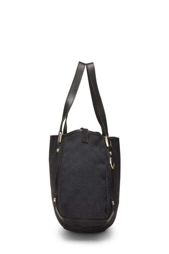 Black Original GG Canvas Abbey Tote, , large image number 2