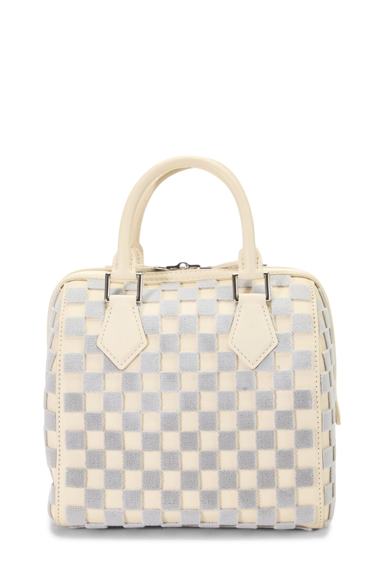 Cream Damier Cubic Speedy Cube PM, , large image number 3