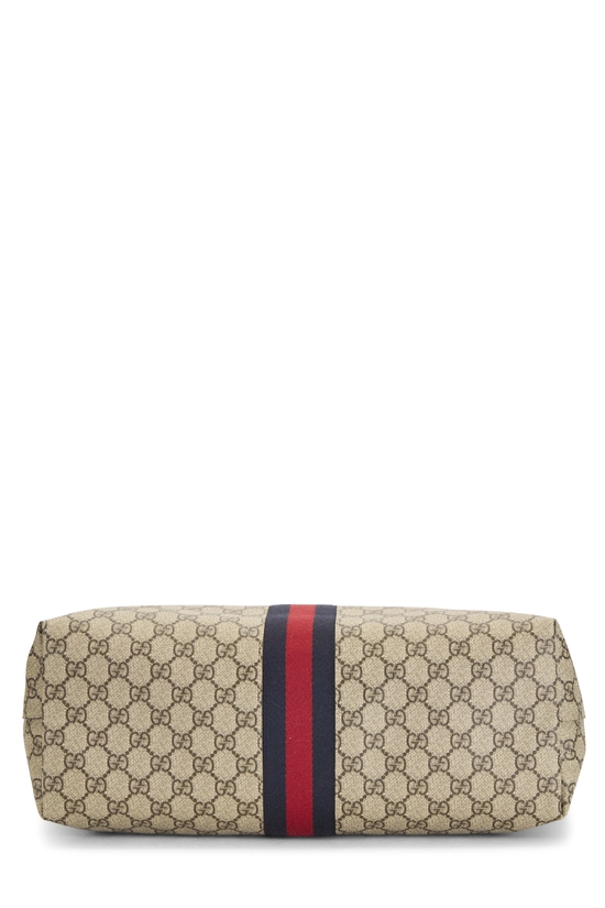 White GG Supreme Canvas Ophidia Tote Medium, , large image number 4