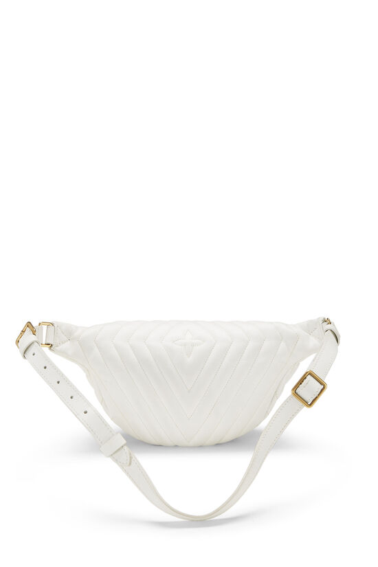 White Calfskin New Wave Belt Bag, , large image number 3