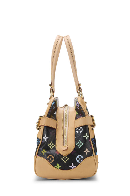 Takashi Murakami x Louis Vuitton Black Monogram Multicolore Claudia, , large image number 2