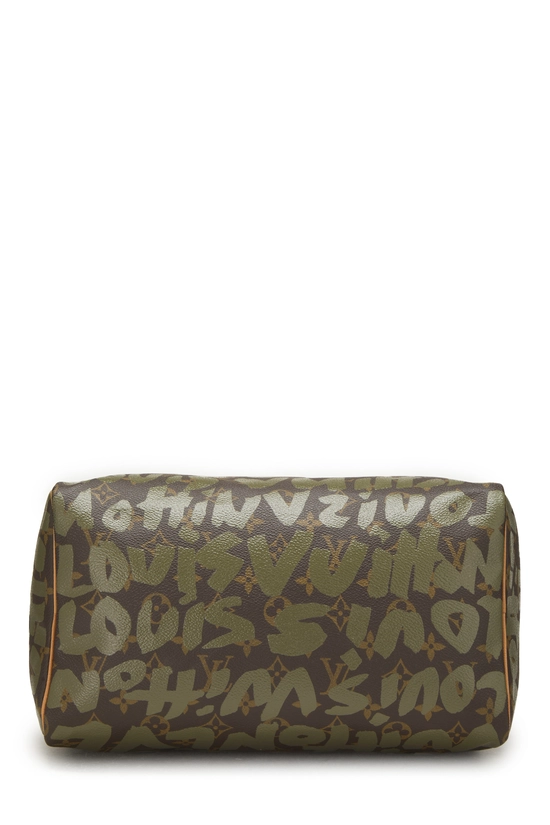 Stephen Sprouse x Louis Vuitton Monogram Green Graffiti Speedy 30, , large image number 4