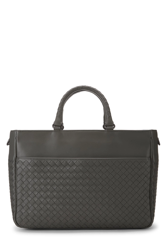 Grey Intrecciato Convertible Handbag, , large image number 0
