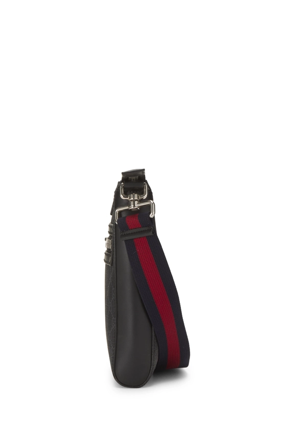 Black GG Supreme Canvas Web Zip Messenger Small, , large image number 2