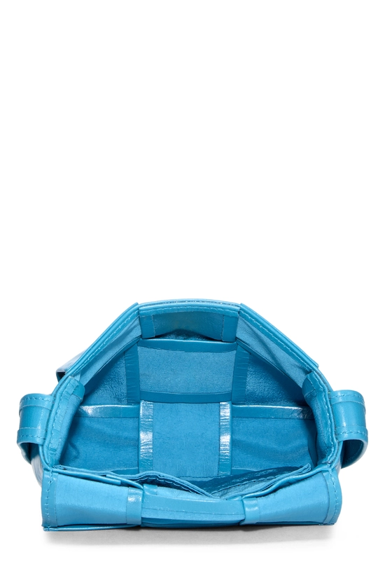 Blue Maxi Intrecciato Candy Cassette Crossbody, , large image number 5