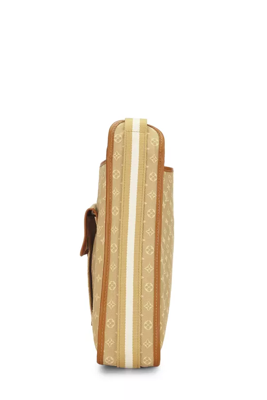 Beige Monogram Mini Lin Besace Mary Kate, , large image number 2