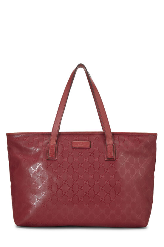 Red GG Imprime Tote, , large image number 1