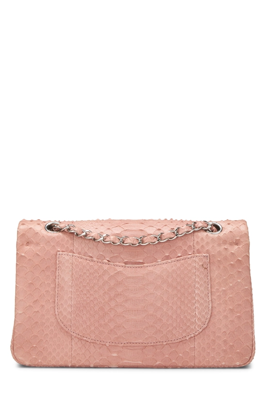 Pink Python Classic Double Flap Medium, , large image number 3