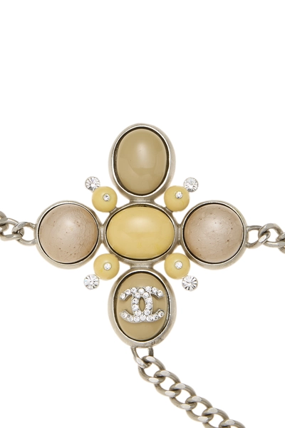 Multicolor Silver Chain Belt, , large