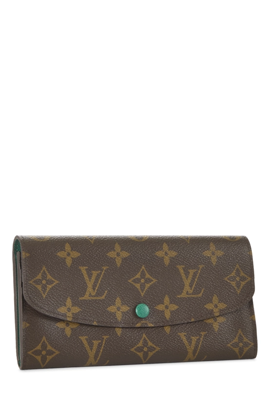 Green Monogram Canvas Emilie Wallet, , large image number 1