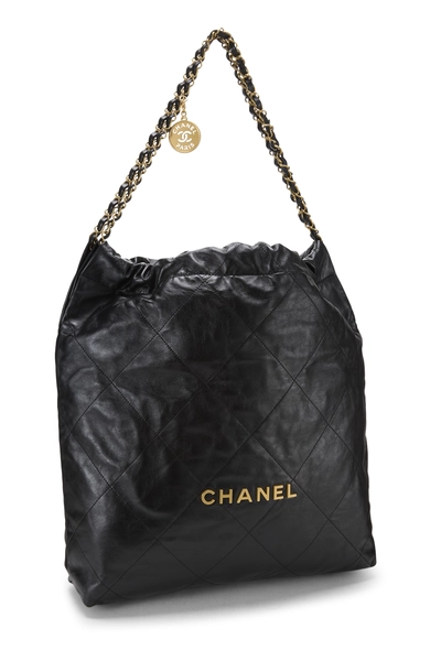 Chanel Black Calfskin Chanel 22 Medium — photo 2