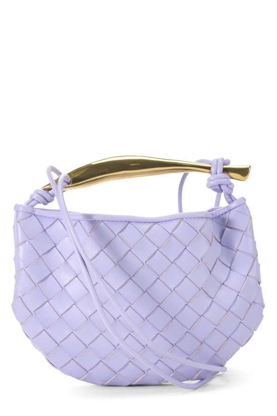 Purple Intrecciato Sardine Bag Mini, , large image number 3