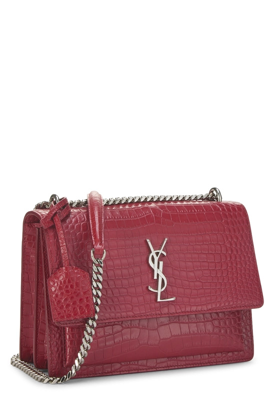 Red Embossed Leather Sunset Medium, , large image number 1