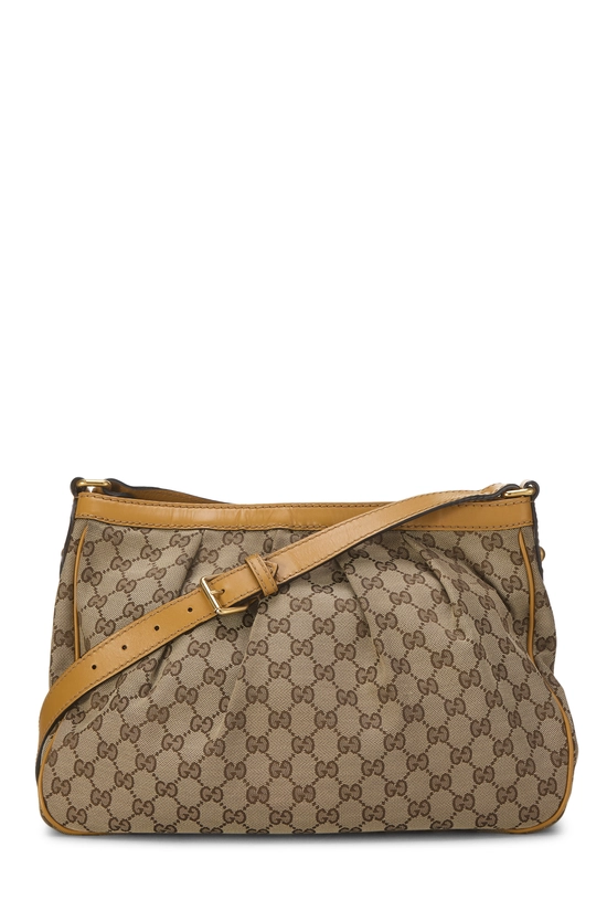 Yellow Original GG Canvas Sukey Messenger, , large image number 3