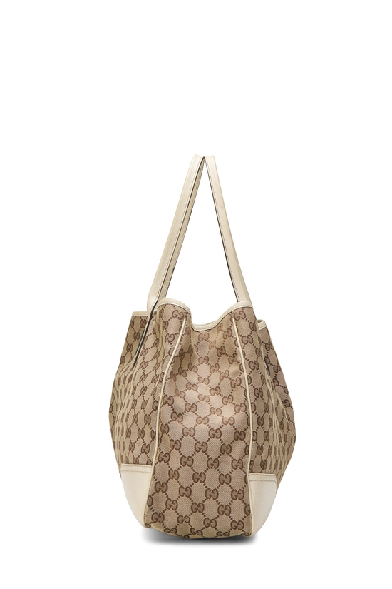 White Original GG Canvas Princy Tote Large, , large image number 2