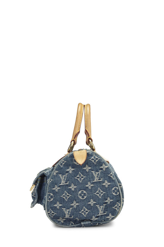 Louis Vuitton Blue Monogram Denim Neo Speedy Bag Louis Vuitton